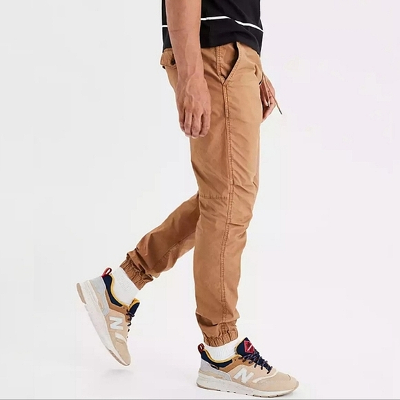 AE Flex Khaki Jogger in Cognac Size XS - Picture 2 of 7